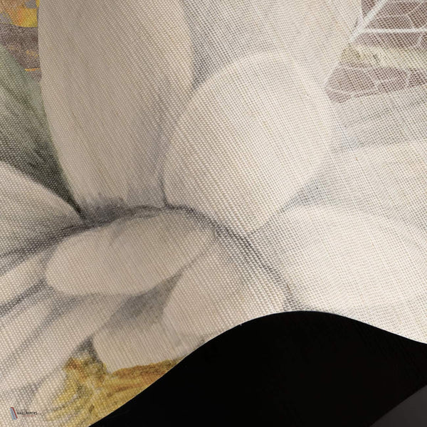 Whispers Of Lilies wallpaper Natural Grasscloth wallpaper in T11037 by Tuskara