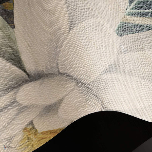 Whispers Of Lilies wallpaper Natural Grasscloth wallpaper in T11038 by Tuskara