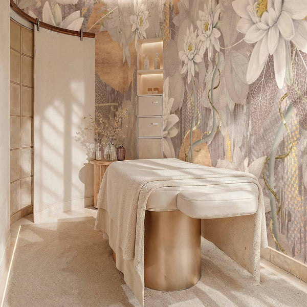 Whispers Of Lilies wallpaper in T11037 by Tuskara — interior