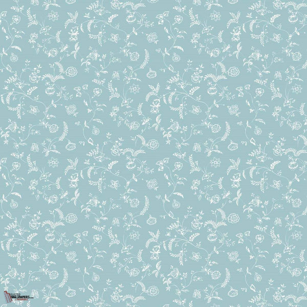 Uppark behang in Blue Ground van Farrow & Ball