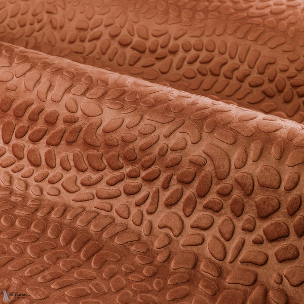 Venelle wallpaper in Terre de Sienne by Casamance
