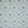 Birds Grape wallpaper in Annesley Blue by Voysey House
