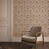 Voysey House Birds Grape wallpaper sfeerbeeld