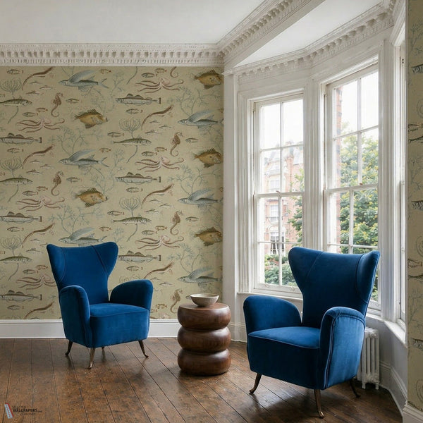 Voysey House Dory wallpaper sfeerbeeld