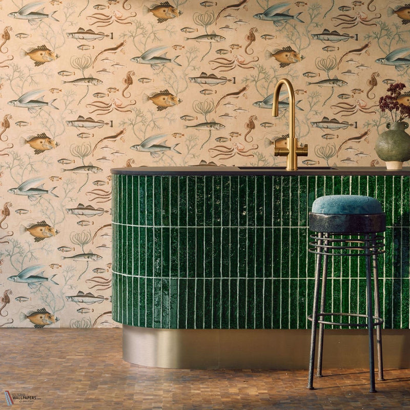 Voysey House Dory wallpaper sfeerbeeld