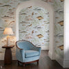 Voysey House Dory Gigantica wallpaper sfeerbeeld