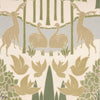 Duleek Silk wallpaper in Clementine by Voysey House