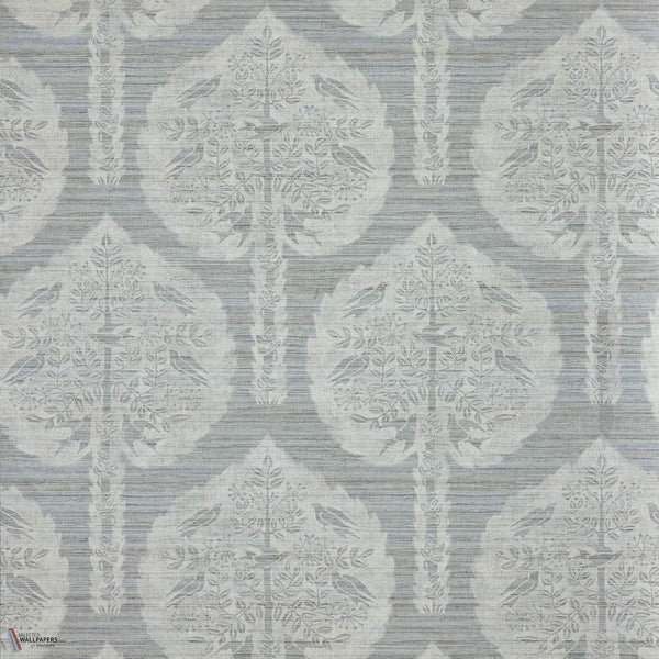 Peace Birds wallpaper in Cirrus Blue by Voysey House