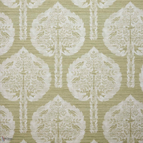 Peace Birds wallpaper in Pistachio by Voysey House