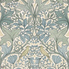 Voysey's Damask wallpaper in Seafoam Blue by Voysey House