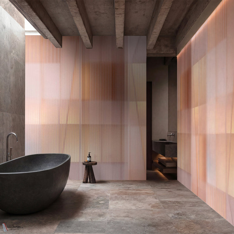 Haze behang van Wall & Deco — interieur