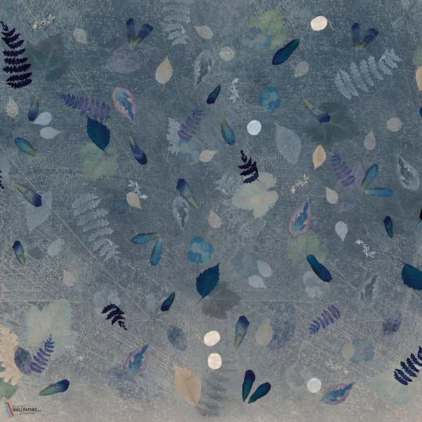 Milena Blu Tapete von Wall & Deco