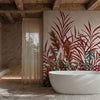 Purpura behang van Wall & Deco — interieur