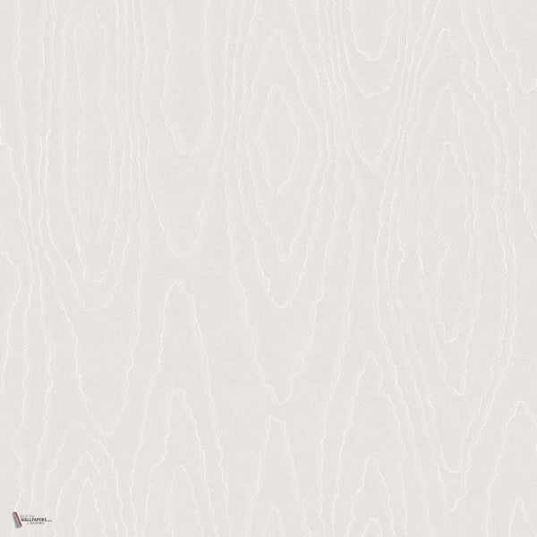 Watered Silk behang in Pearl van Cole & Son