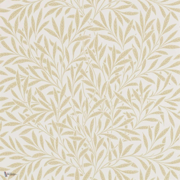 Willow wallpaper in Buff van Morris & Co