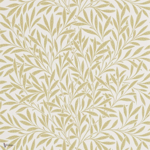 Willow wallpaper in Camomile van Morris & Co