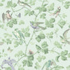 Winter Birds behang in Lilac & Teal van Cole & Son