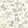 Winter Birds behang in Yellow & Stone van Cole & Son