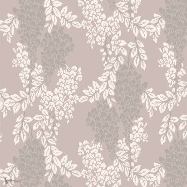 Wisteria behang in Elephant's Breath van Farrow & Ball