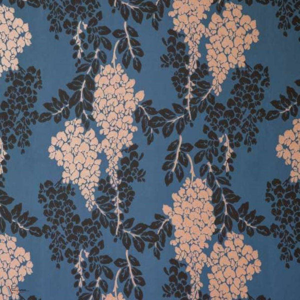Wisteria behang in Stiffkey Blue van Farrow & Ball