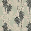 Wisteria behang in Vert de Terre van Farrow & Ball