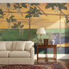 Wisteria in Landscape wallpaper by Iksel — styled in a classic interior
