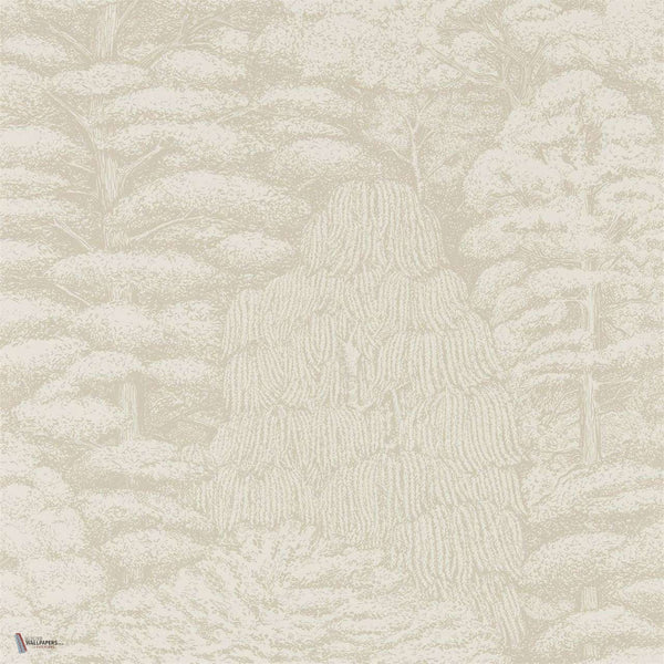 Woodland Toile Tapete in Ivory/Neutral van Sanderson