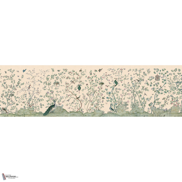 Xanadu Landscape behang in Blush van Iksel