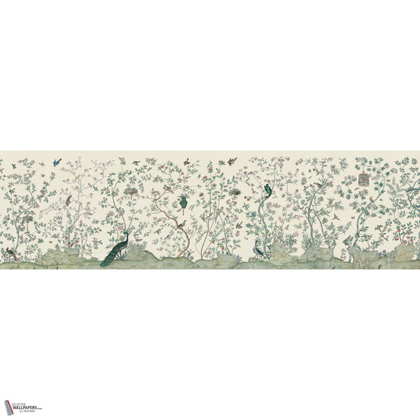Xanadu Landscape behang in Bone van Iksel