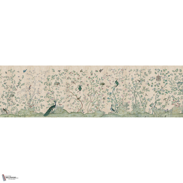 Xanadu Landscape behang in Crackled Beige van Iksel