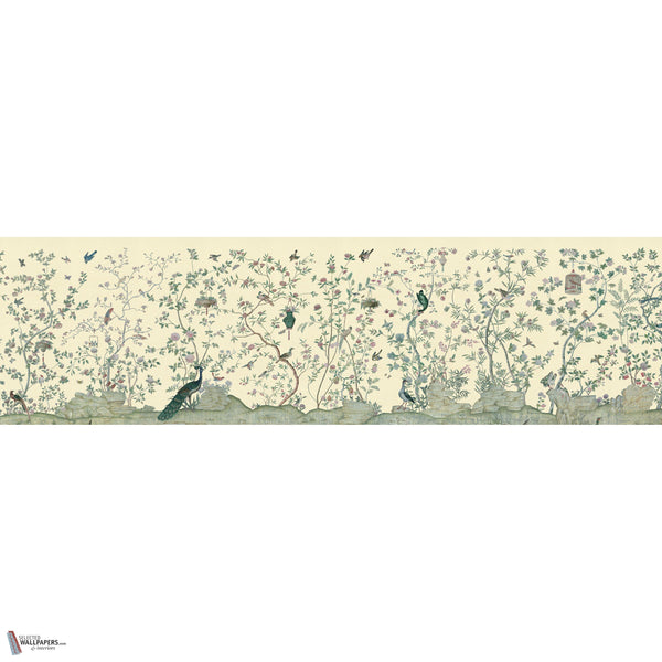 Xanadu Landscape behang in Ivory van Iksel