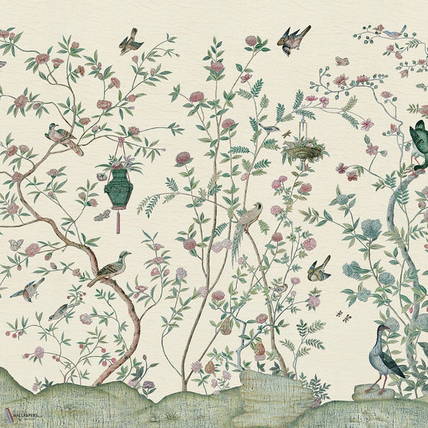 Xanadu Landscape behang van Iksel — Bone, detail