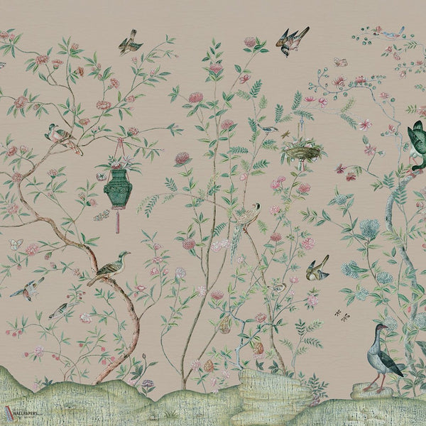 Xanadu Landscape behang van Iksel — Chai, detail