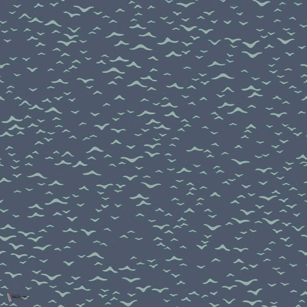 Yukutori behang in Stiffkey Blue van Farrow & Ball