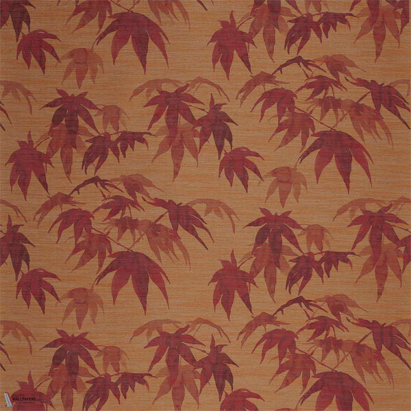 Acer Tapete in Red Wood von Zoffany