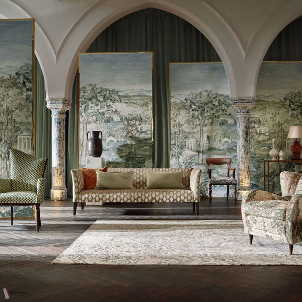 Arcadian Thames Tapete in Mineral von Zoffany