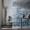 Arcadian Thames Tapete in Wedgewood Blue von Zoffany