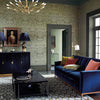 Brocatello behang in Olivine van Zoffany