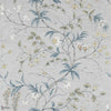 Chambalon Trail behang in Platinum Grey van Zoffany