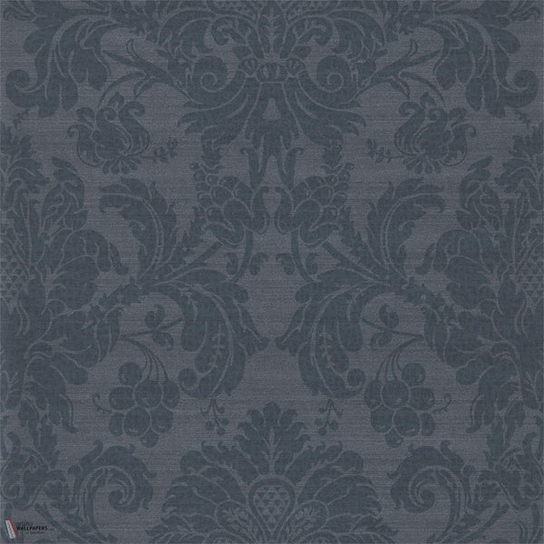 Crivelli wallpaper in Como Blue by Zoffany