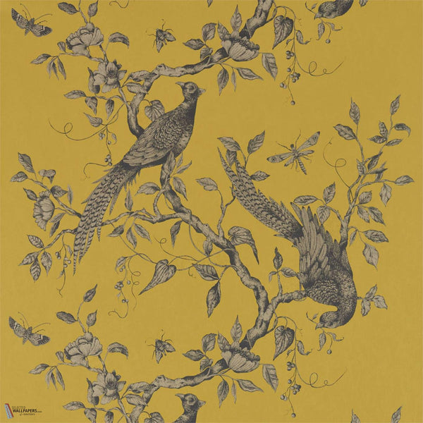 Darnley behang in Tigers Eye van Zoffany