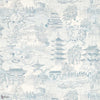 Eastern Palace Tapete in Indigo von Zoffany