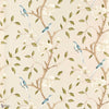 Eleonora Print Tapete in Evergreen von Zoffany