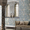 Eleonora Print Tapete in Stockholm Blue von Zoffany