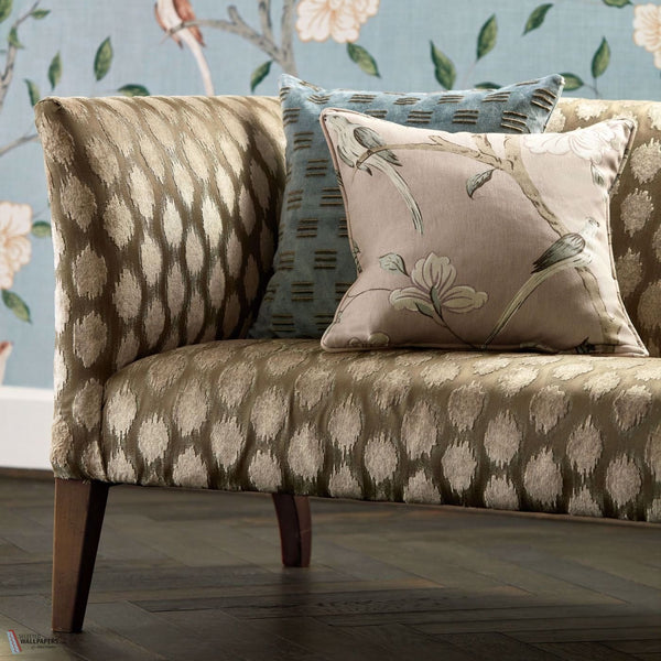 Eleonora Print Tapete in Stockholm Blue von Zoffany