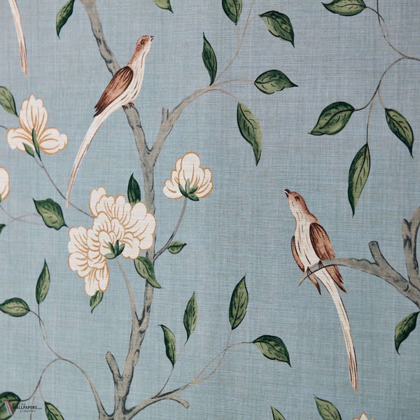 Eleonora Print Tapete in Stockholm Blue von Zoffany