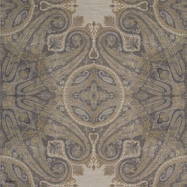Elswick Paisley Tapete in Blue Umber von Zoffany