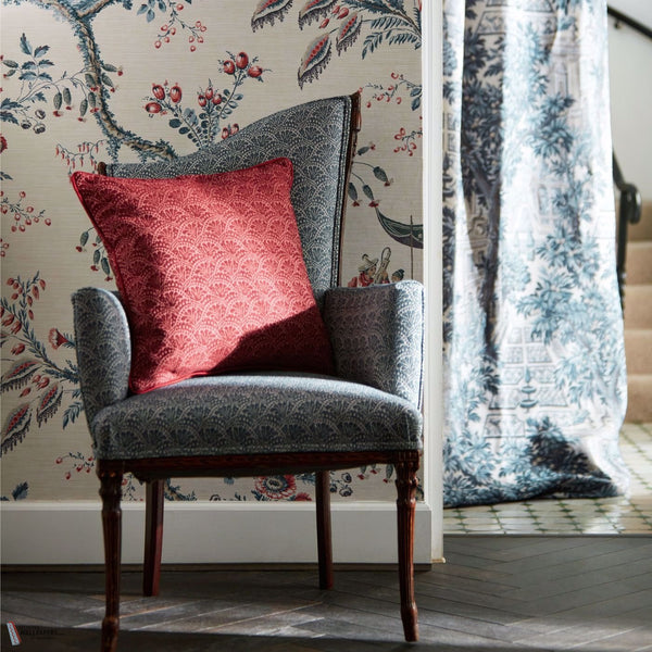 Emperor's Musician Tapete in Indigo von Zoffany