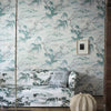 Floating Mountains Tapete in Mineral von Zoffany