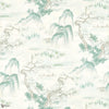 Floating Mountains Tapete in Mineral von Zoffany